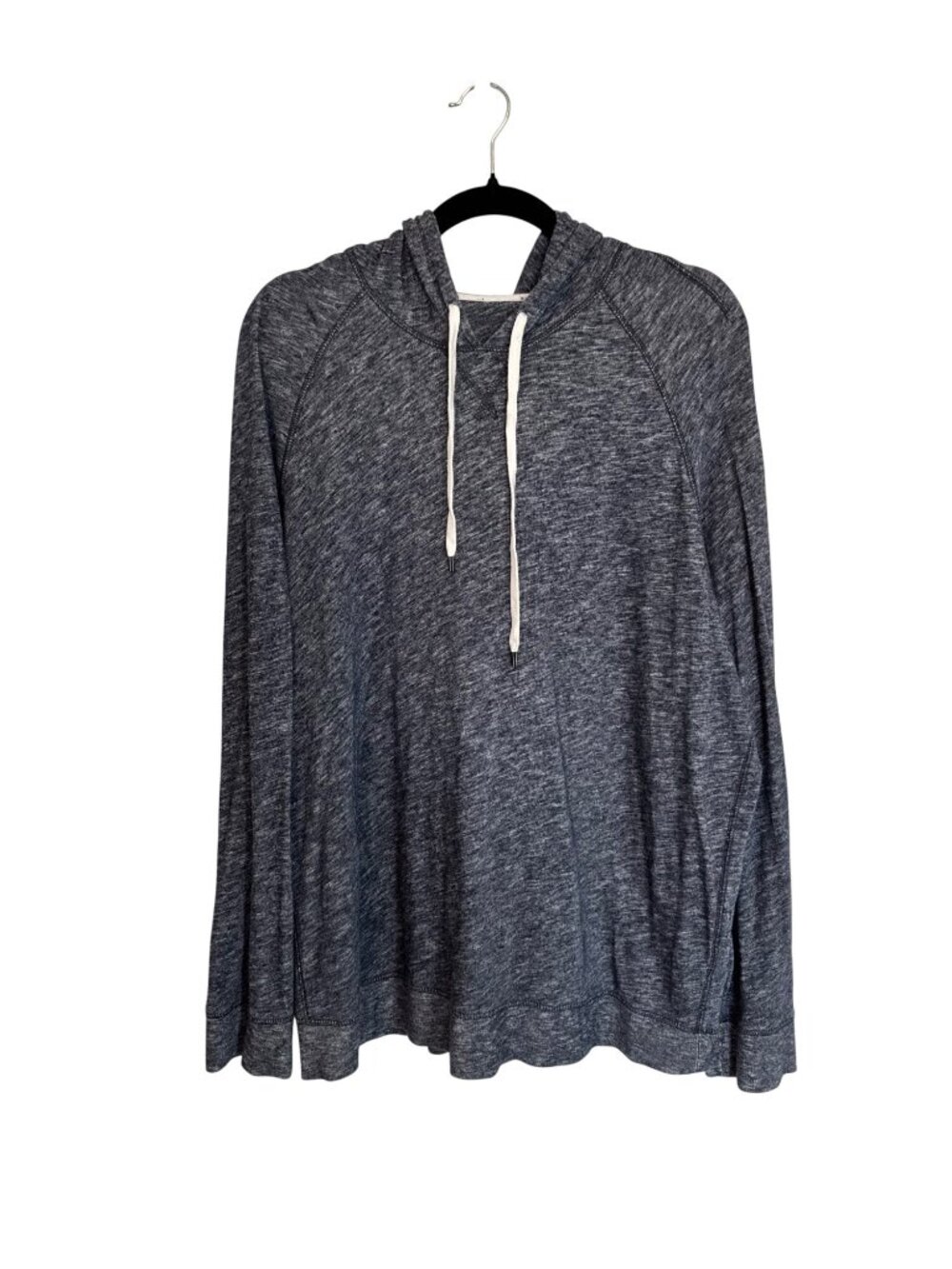 Vince Gray Lightweight Hoodie Mens XXL 100% Cotton Casual Long Sleeve Pullover